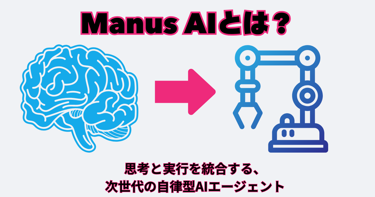 自律型AIエージェントManus AIの解説